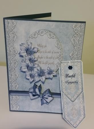 Lace Sympathy Verse by Shirley Walton