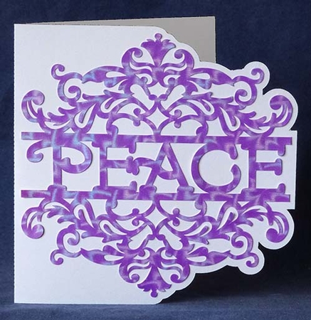 Peace Flourish Card by Shirley Young