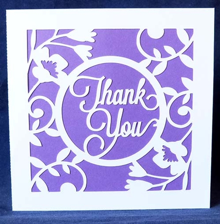 Thank You Flower Card by Shirley Young