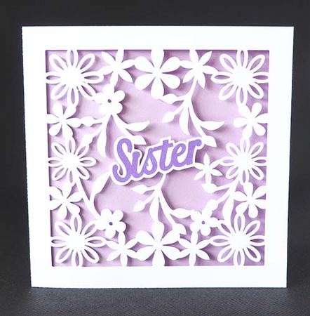 Sister Floral Card by Shirley Young