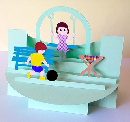 Playground Shelf Card by Shirley Young