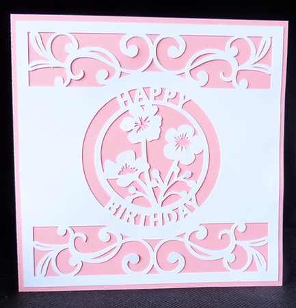 Flourish Border Overlay Card by Shirley Young