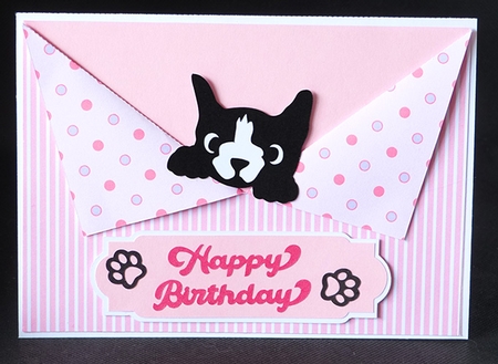 Peeping Cat Card by Shirley Young