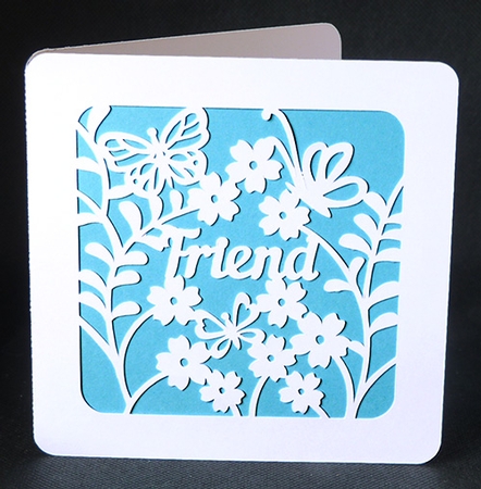 Friend Butterflies Card by Shirley Young