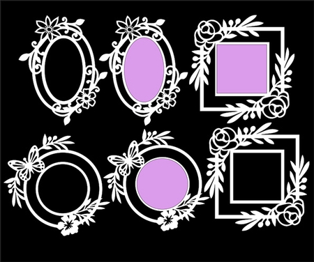 Floral Frames Collection by Shirley Young