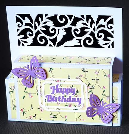 Butterfly Step Pop Up Card by Shirley Young