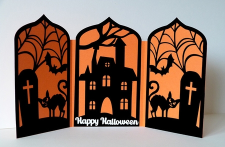 Halloween Screen Card by Shirley Young