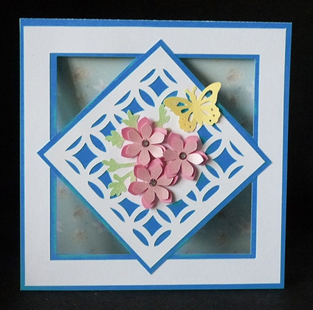 Diamond Centre Aperture Card by Shirley Young