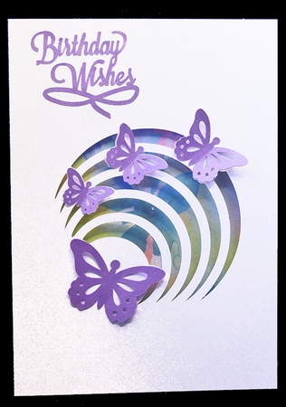 Circle of Butterflies Card by Shirley Young