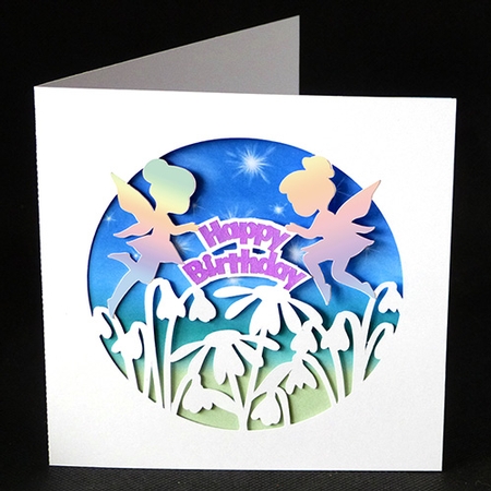 Fairy Duo Card by Shirley Young
