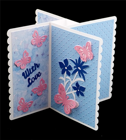 Scalloped Pinwheel Card by Shirley Young