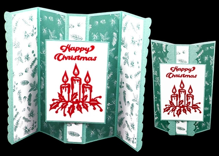 Fold and Tuck Christmas Card by Shirley Young