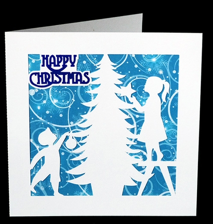 Tree Decorating Card by Shirley Young