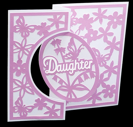 Daughter Circle Swing Card by Shirley Young