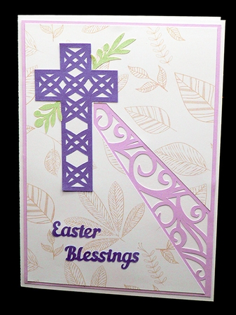 Easter Cross Split Card by Shirley Young