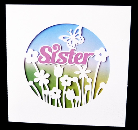 Sister Floral Card by Shirley Young