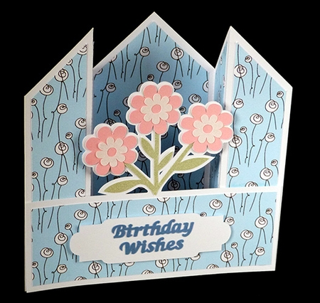 Arrow Point Bridge Card by Shirley Young
