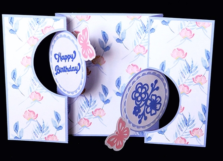 Butterfly Double Flip Card by Shirley Young