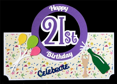 21st Circle Tent Card by Shirley Young