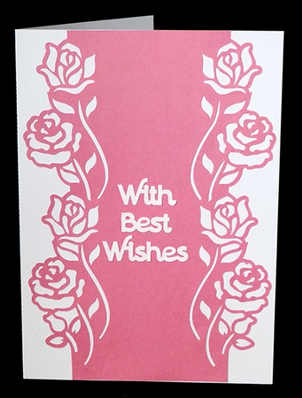 Rose Panel Card by Shirley Young