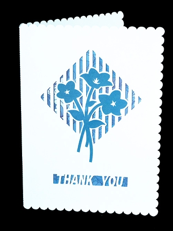 Thank You Flower Card by Shirley Young