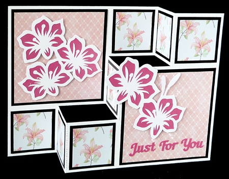Floral Shutter Card by Shirley Young