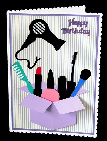 Make Up in a Box Card by Shirley Young