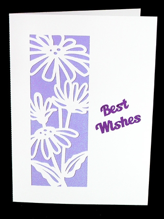 Floral Cut Out Panel Card by Shirley Young
