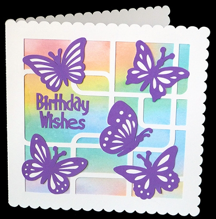 Butterfly Frame Card by Shirley Young