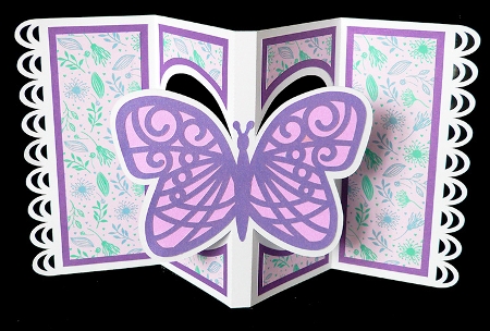 Large Butterfly Pop Up Card by Shirley Young