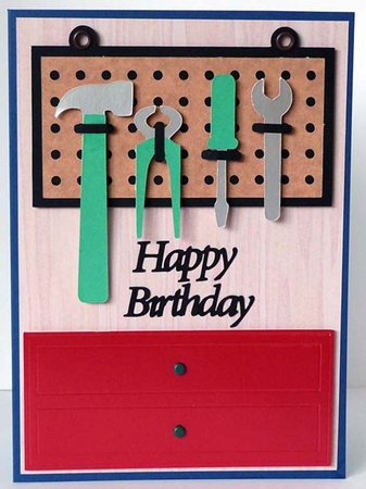 Hanging Tools Card by Shirley Young