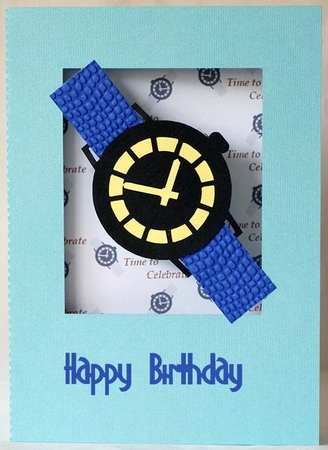 Watch Aperture Card and Backing Paper by Shirley Young