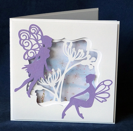 Layered Fairy Aperture Card by Shirley Young