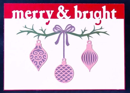 Merry and Bright Panel Card by Shirley Young