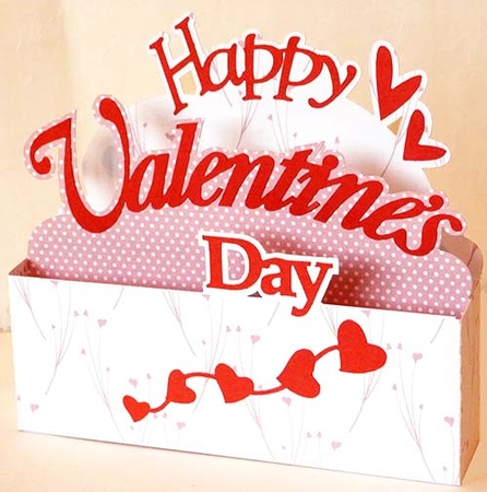 3D Happy Valentines Day Box Card by Shirley Young