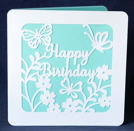Birthday Butterflies Card by Shirley Young