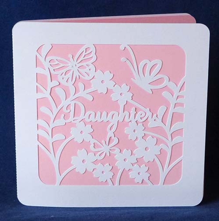 Daughter Butterfies Card by Shirley Young