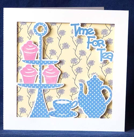 Time For Tea Card by Shirley Young