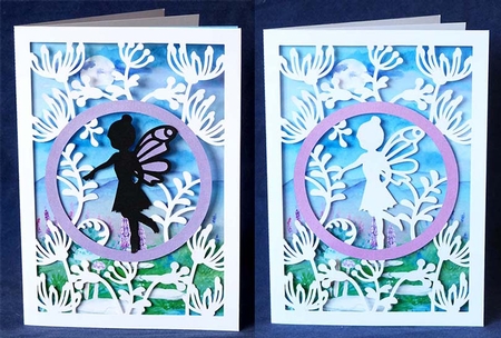 Dandelion Fairy Card and Backing Paper by Shirley Young