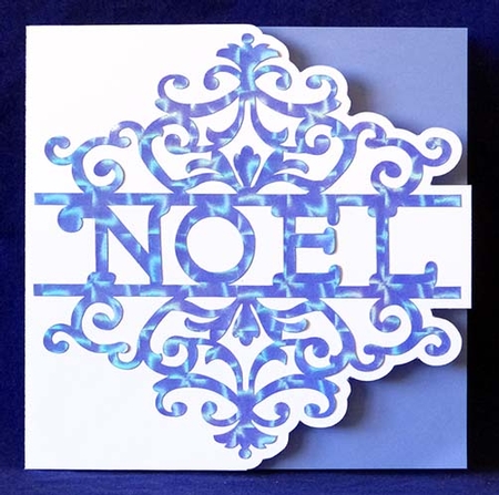Noel Flourish Card by Shirley Young