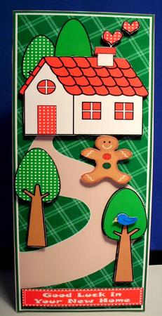 New Home or Christmas Large Dl Card by Shirli Walker