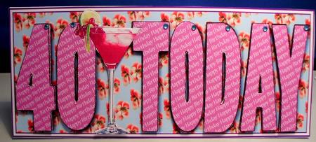 40 Today with Cocktail Large Dl 2 by Shirli Walker