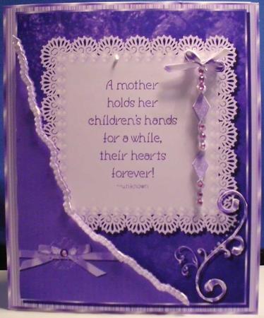 Mother's Day Card Topper 2 by Shirli Walker