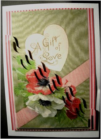 Poppies as a Gift of Love with Scallops by Shirli Walker