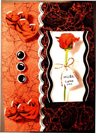Romantic Roses Kit in Red with Step by Step Decoupage by Shirli Walker