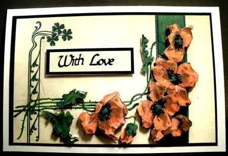 Vintage Poppy Decoupage Sheet by Shirli Walker