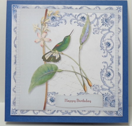 Male Card Antique Hummingbird Topper & Tags 6 by Shonni Moore