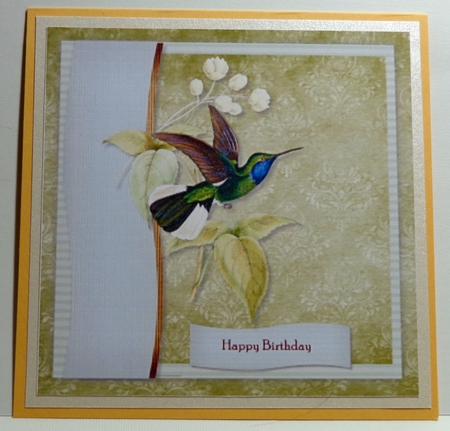 Male Card Antique Hummingbird Topper & Tags 8 by Shonni Moore