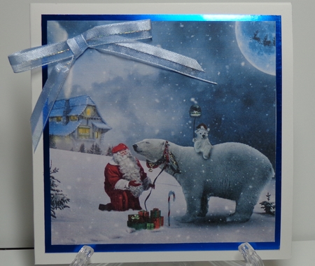 Yule Tide Magic 237 - Christmas Land - 3D Decoupage + Insert & Tag by Shonni Moore