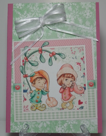 Cute Christmas Couple by Shonni Moore